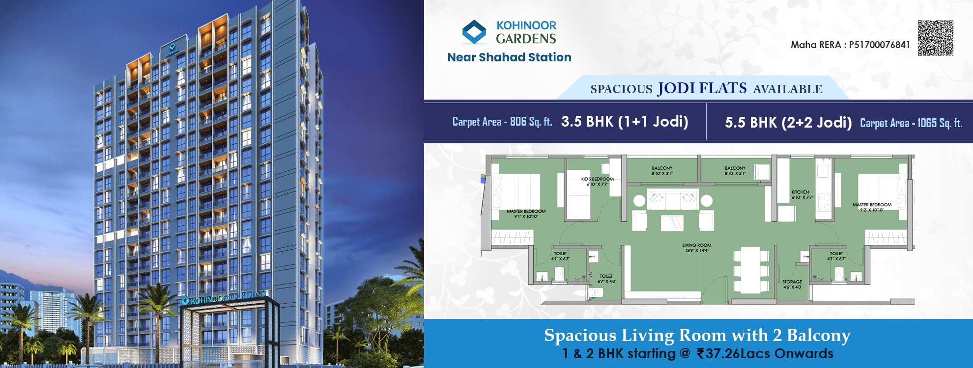 Kohinoor Gardens Floor Plan